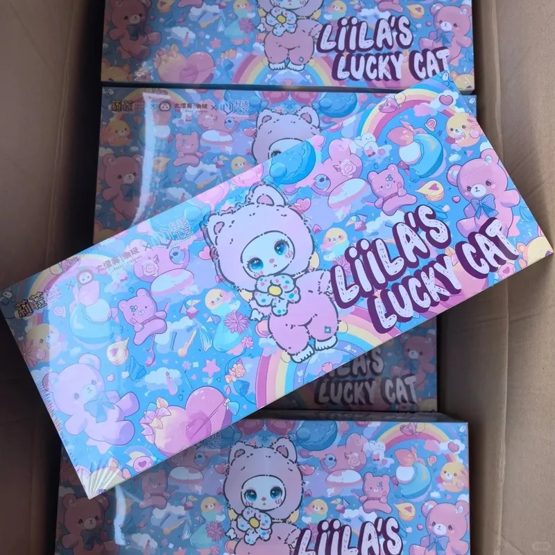 

In Stock Genuine Blind Box Liila'S Lucky Cat Serise Vinyl Doll Caja Ciega Trendy Play Sweet Lovely Dolls Room Decor Girl Gifts