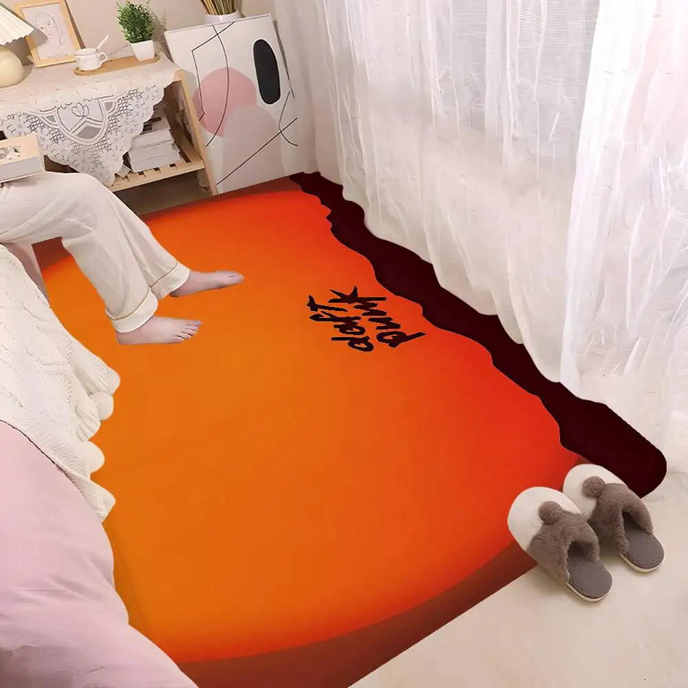 A-Around T-The W-World Daft Punk Bathroom Mat Non-Slip Laundry Room Mat Laundry Decor Balcony Child Living Room Toilet Rug