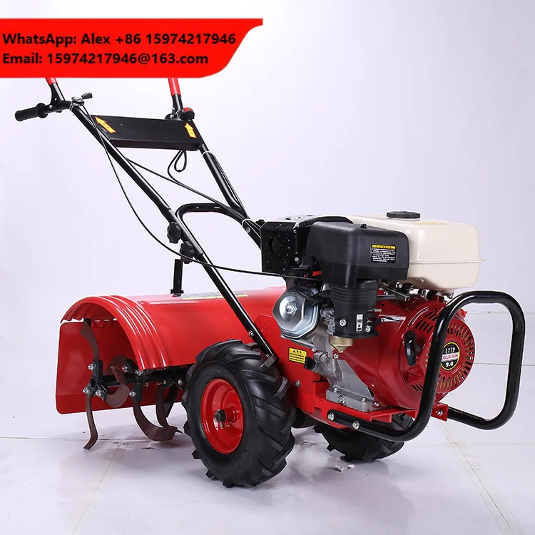 Factory Direct Supply Of New Micro Tillage Machine Ditching And Weeding Four-wheel Drive Rotary Tiller