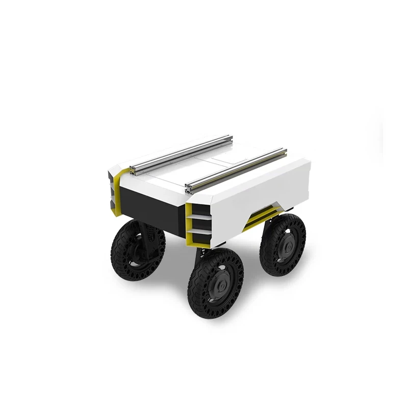 Four-wheel drive and four-turn, indoor and outdoor multi-motion model robot omnidirectional moving chassis