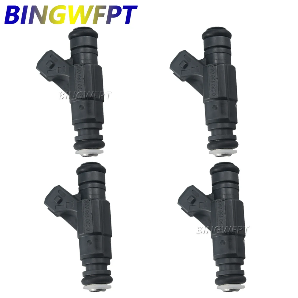 4PCS High Quality 0280156063 06A906031BC FJ896 Fuel Injectors For Audi A3 TT Quattro 1.8L L4 2003 2004 2005 2006 3.2L