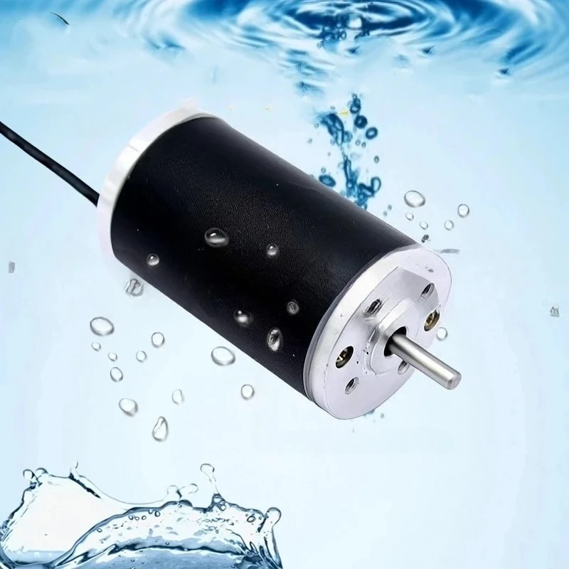 ZFY4578 Dustproof And Splashproof Waterproof Motor Brushed Permanent Magnet Forward And Reverse Motor Underwater Motor DC12V 24V