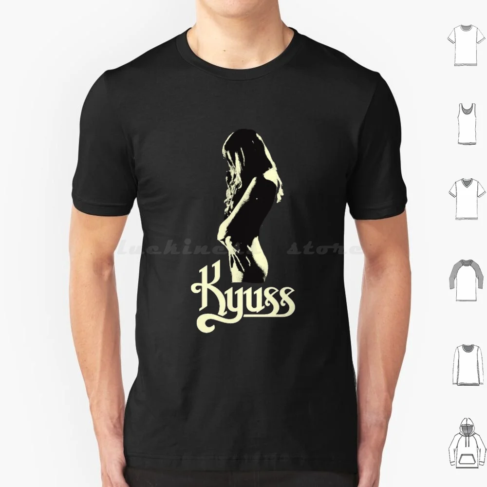 Camiseta Vintage Kyuss, talla grande, 100% algodón, logotipo de Kyuss, artículos de Kyuss, camiseta de manga larga, recuerdo para el hogar, banda musical, Stoner