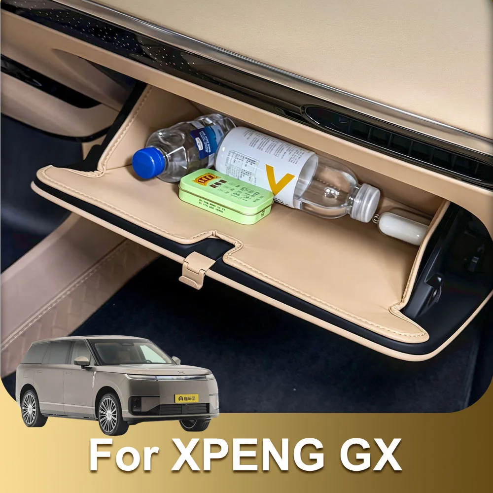 

Fit For Xpeng GX Glove Box Leather Storage Box Automotive Modification Supplies Scratch Resistant And Dirt Resistant Pad