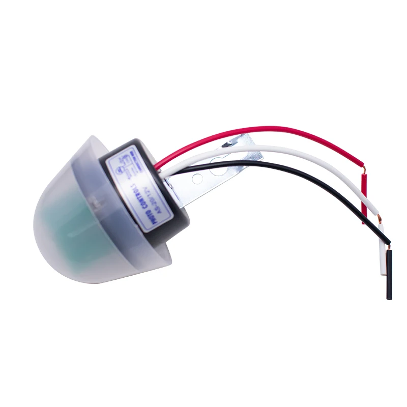 AS-20 Light Control Switch AC 110V 220V DC 12V Waterproof Sensitive Auto Photo Switch On/Off Photocell Street LED Light Switch