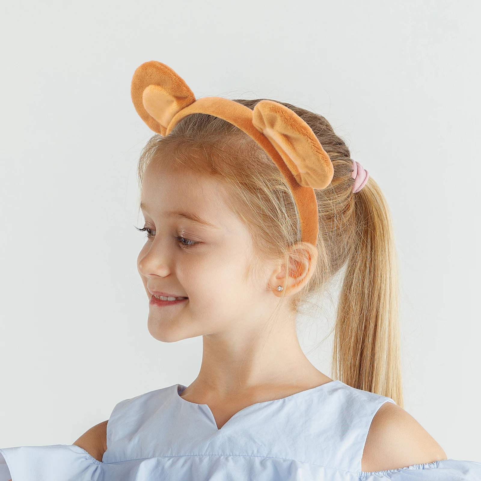 

Monkey Ears Soft Hairband Party Accessories Girls Halloween Party Cosplay Animal Ear Hairband Christmas Gift