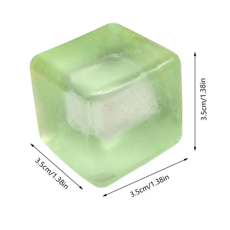 Fidget Toys Cube High Density Fidget Sensory Toys Stress Relieving Toys Elastic Adults Sensory Toys Sensory Fidget Toys For Kids