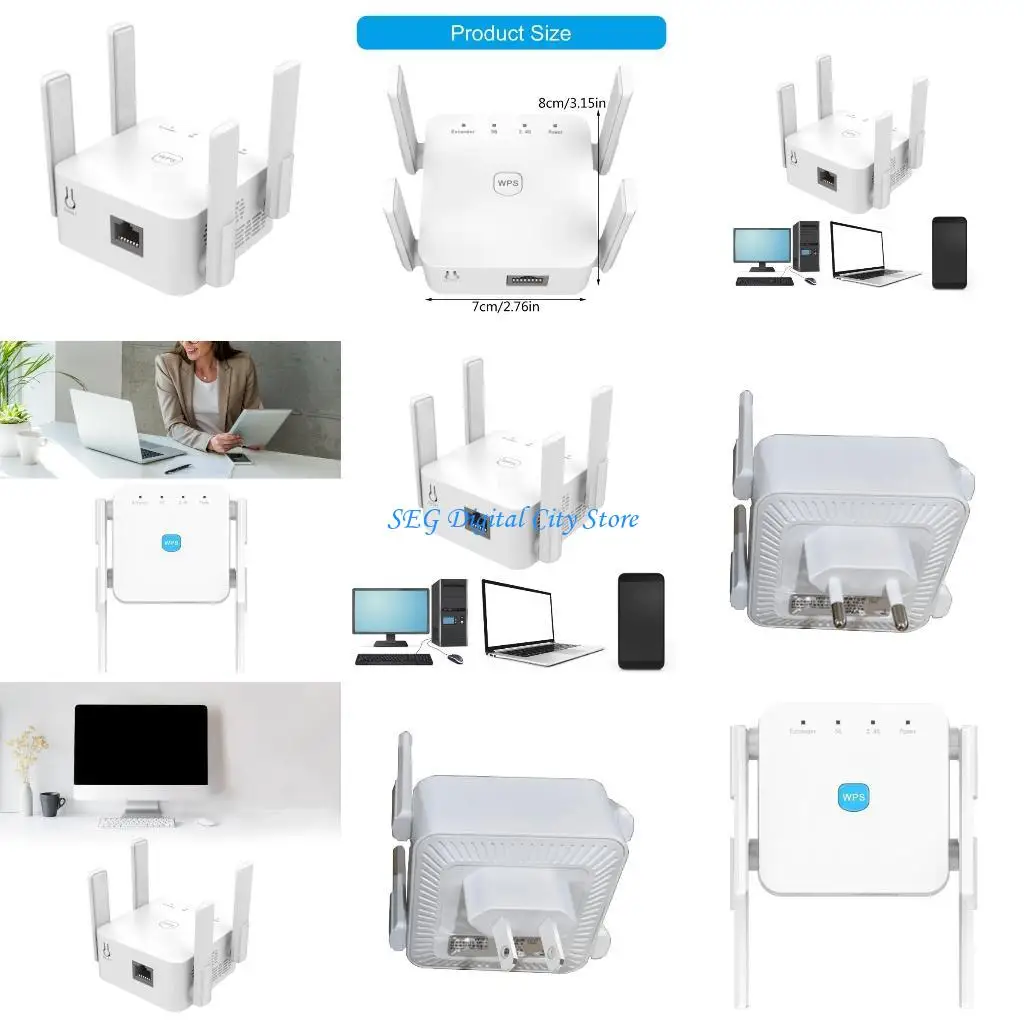 

Усилители Wi-Fi U75B 2,4 ГГц, обеспечивающие усиление Wi-Fi со скоростью 300 Мбит/с для усиления беспроводного сигнала в офисах