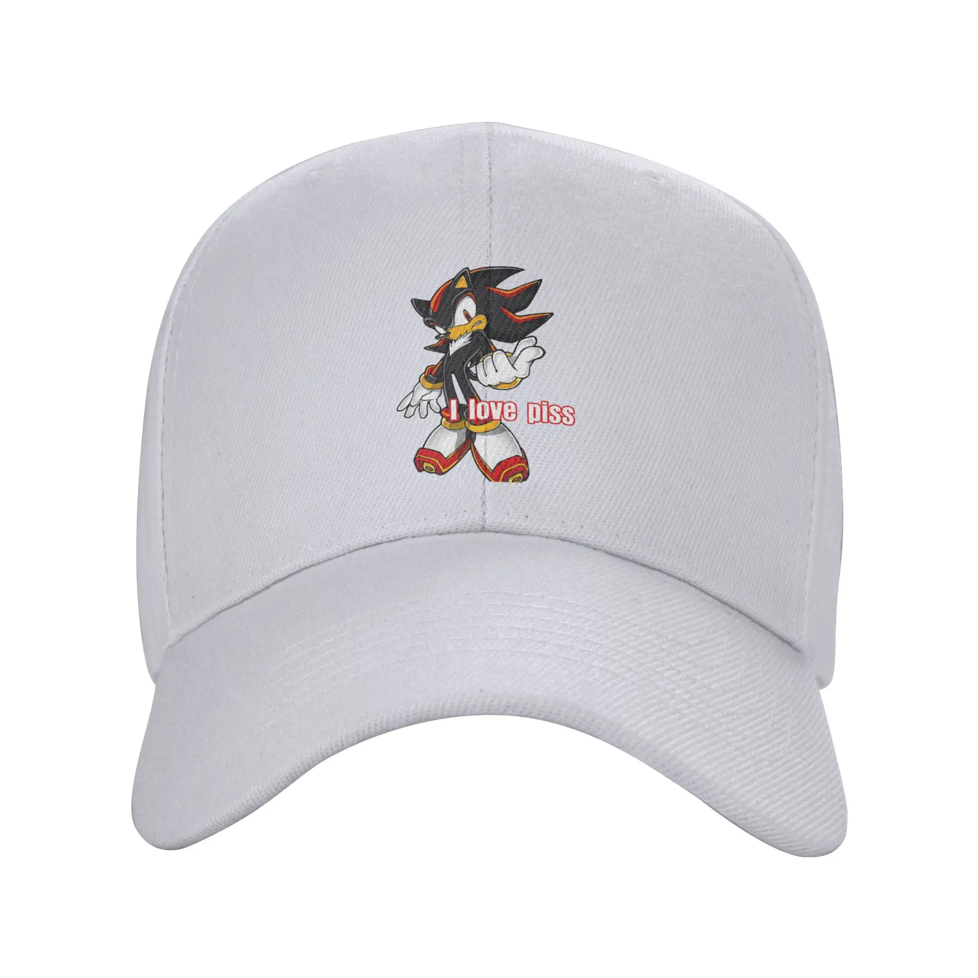 Fashion Shadow The Hedgehog I Love Piss Curved Brim Baseball Cap Not Easy To Fade Women's Sun Hat
