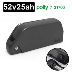 Compatible with Bafang Voilamart AW Ebike Battery 52V 48V 36V 25Ah Polly Battery for 0-1500W Bafang with Sam/sung 21700 Akku