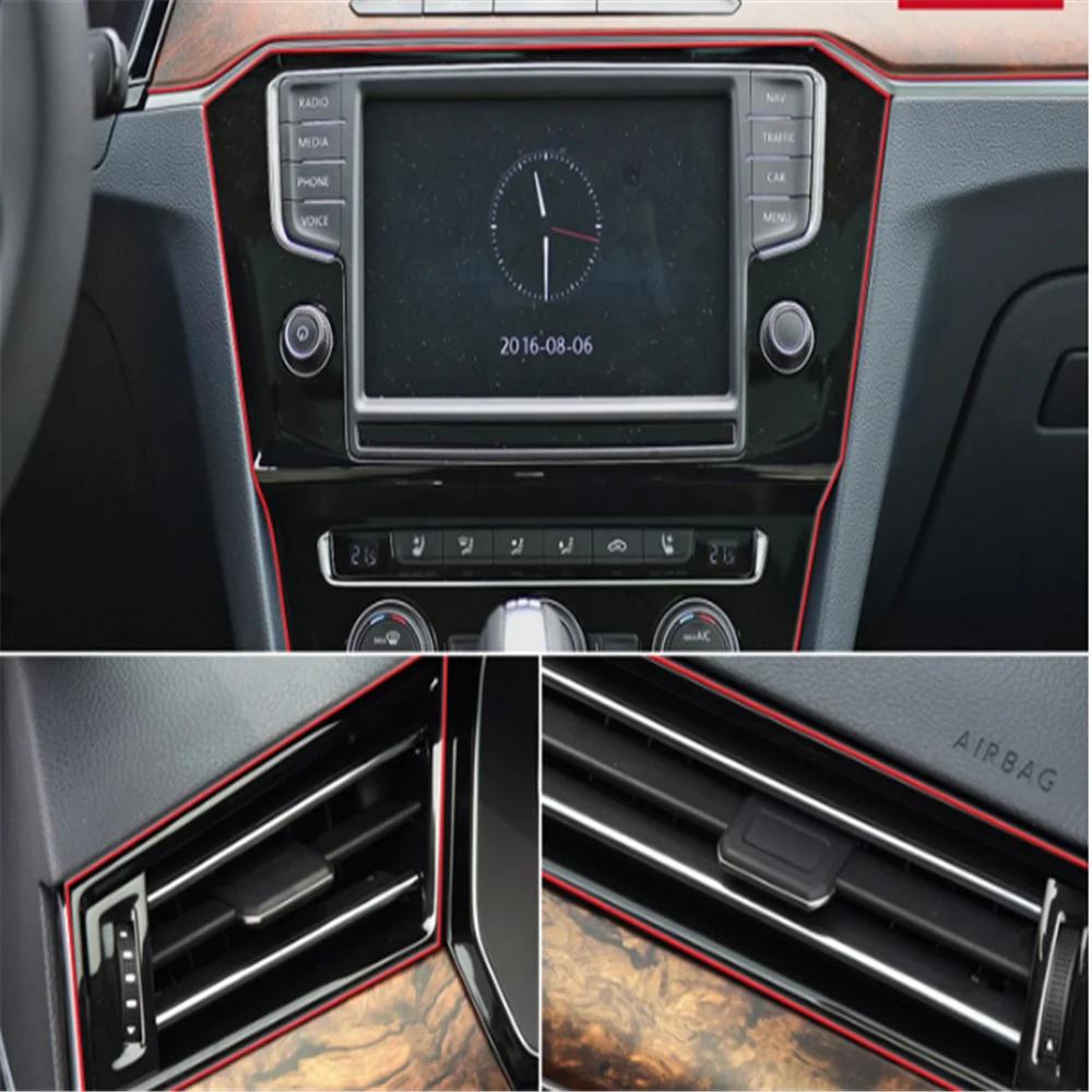 Car Styling 5M Universal Interior Strips for Ford Freestyle Fairlane Equator BA Shelby SYNus King GTX1