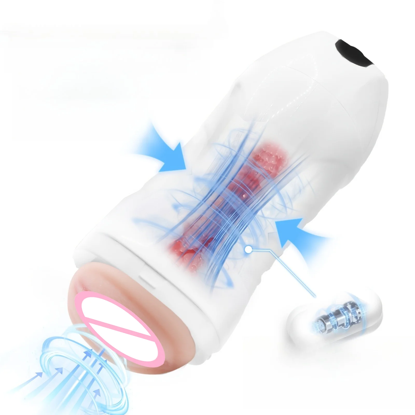 A Male Masturbator Featuring 5 Suction Modes and 10 Vibration Modes Suitable as a Male Masturbation Toy Penis Massage Adult Toys