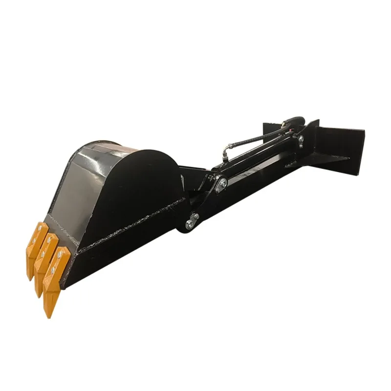 

Skid Backhoe Arm Attachments Skid Steer Teeth Bucket Mini Backhoe Loader