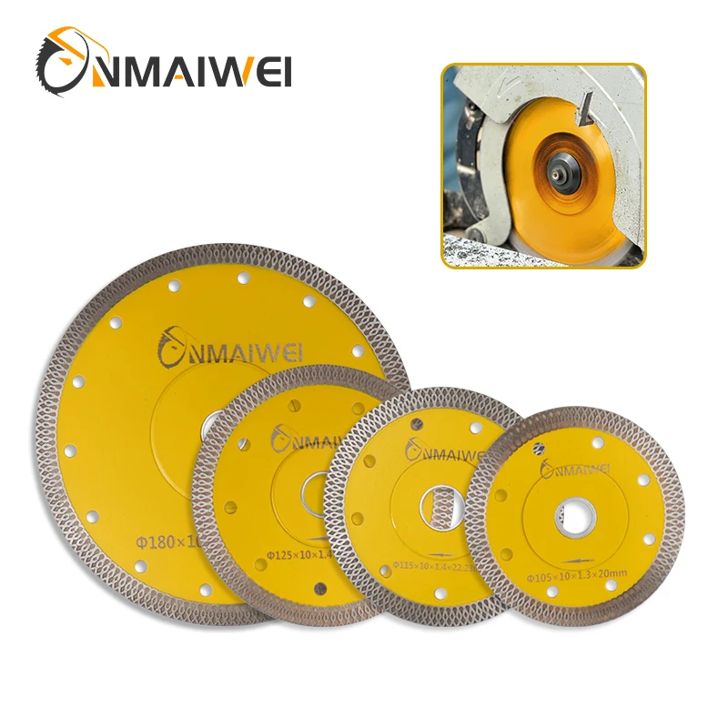 

Diamond Saw Blade Granite Marble Cutting Disc Porcelain Tile Ceramic Blade 105/115/125/180mm for Angle Grinder Diamond Cut Disc