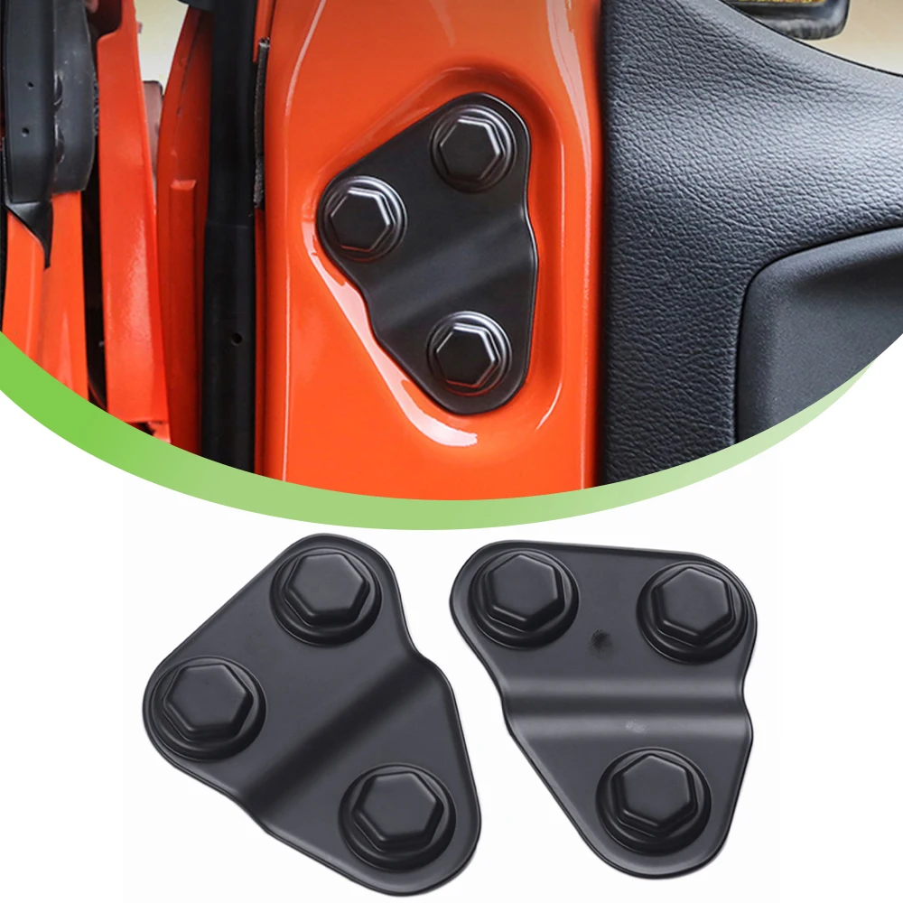 Osłona śruby przednich drzwi samochodu do Jeep Wrangler JL Gladiator JT Willys 2018 2019-2021 2022 2023 Akcesoria wewnętrzne