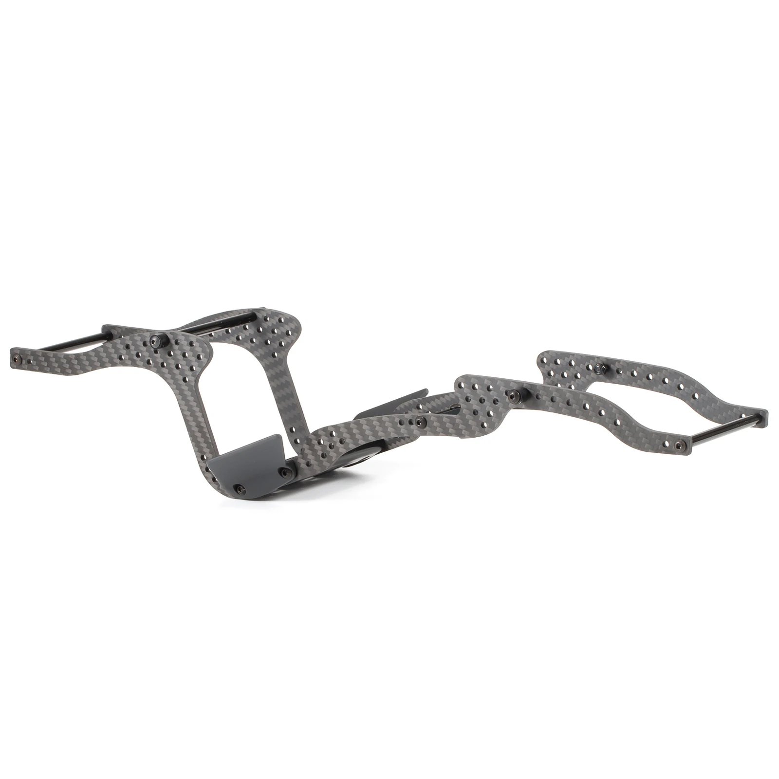 Carbon HiLow Cheater Frame Builders Chassis Kit for 1/10 RC Rock Crawler LCG Custom Builds Rigs
