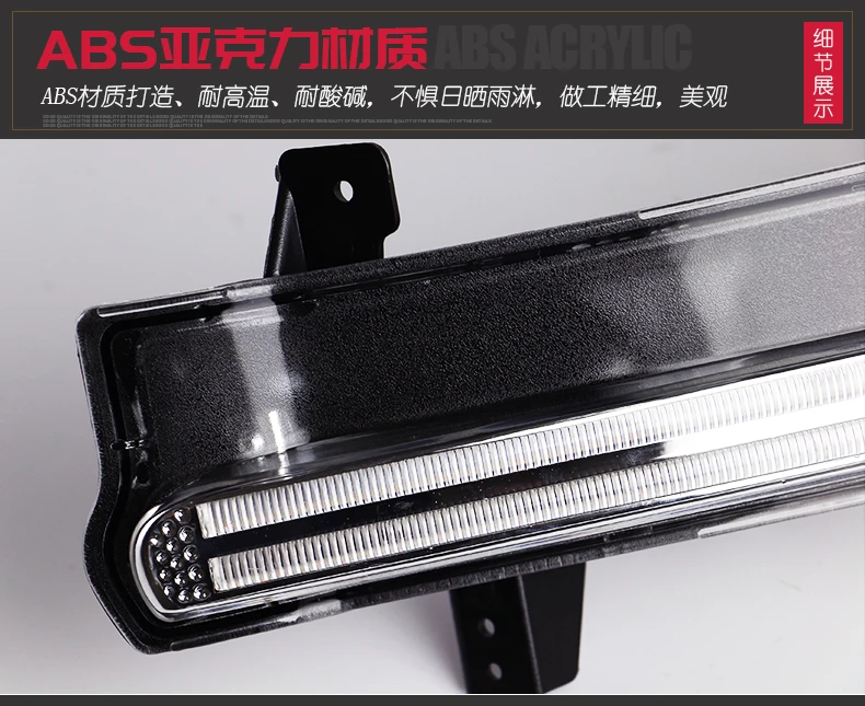 car accessories bumper headlight for Jeep Compass daytime light 2017~2020y LED for Jeep compass headlamp Fog light