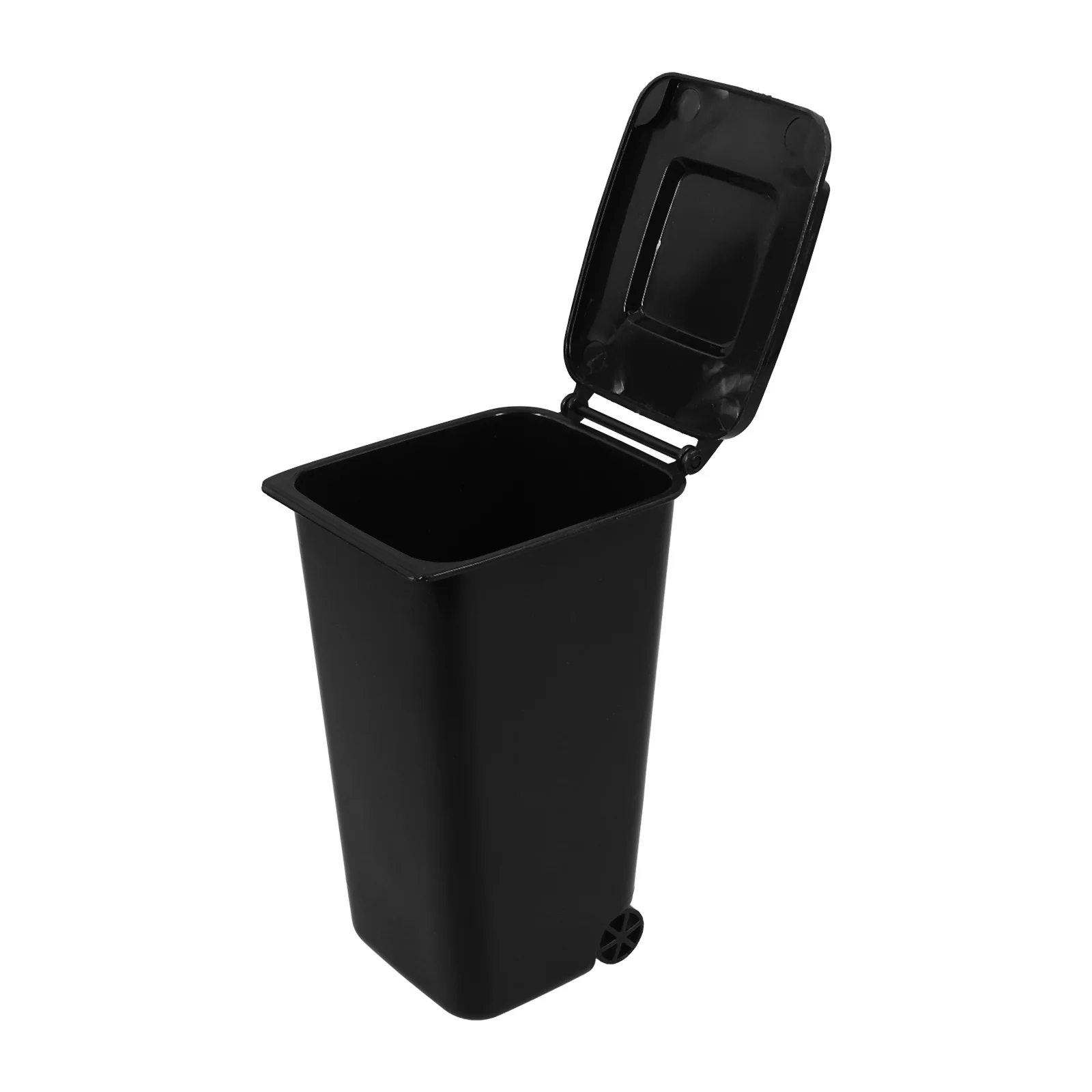 

Mini Desktop Trash Can Covered Garbage Bucket Pen Holder Multi-Use Storage Organizer Desk Organizer Desktop Trash Can