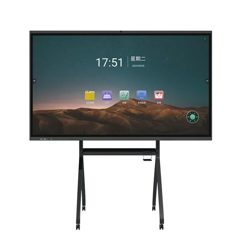 New 55 65 75 85 95 Inch Office All Interactive Flat Panels School Board Multi Digital Lcd Interactive Whiteboard