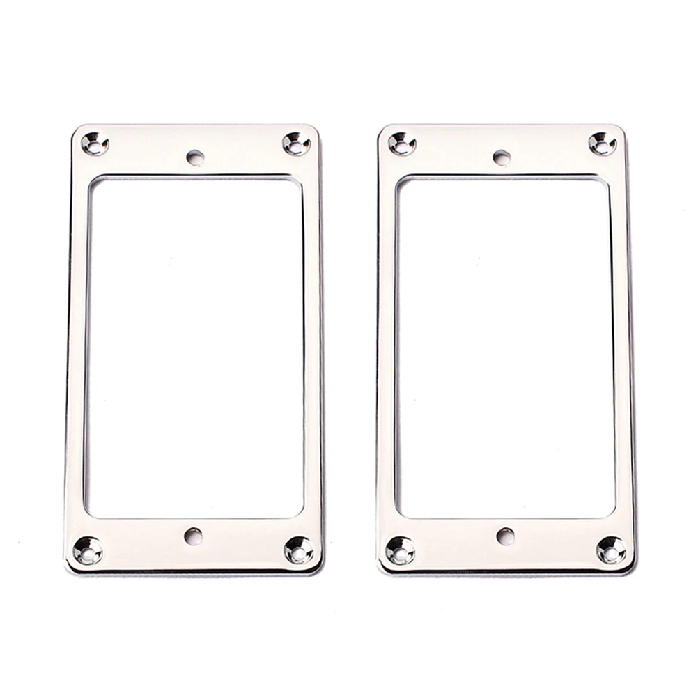 

2 Pcs Dual Pickup Frame Humbucker Ring Double Coil Mounting Rings Guitar Covers