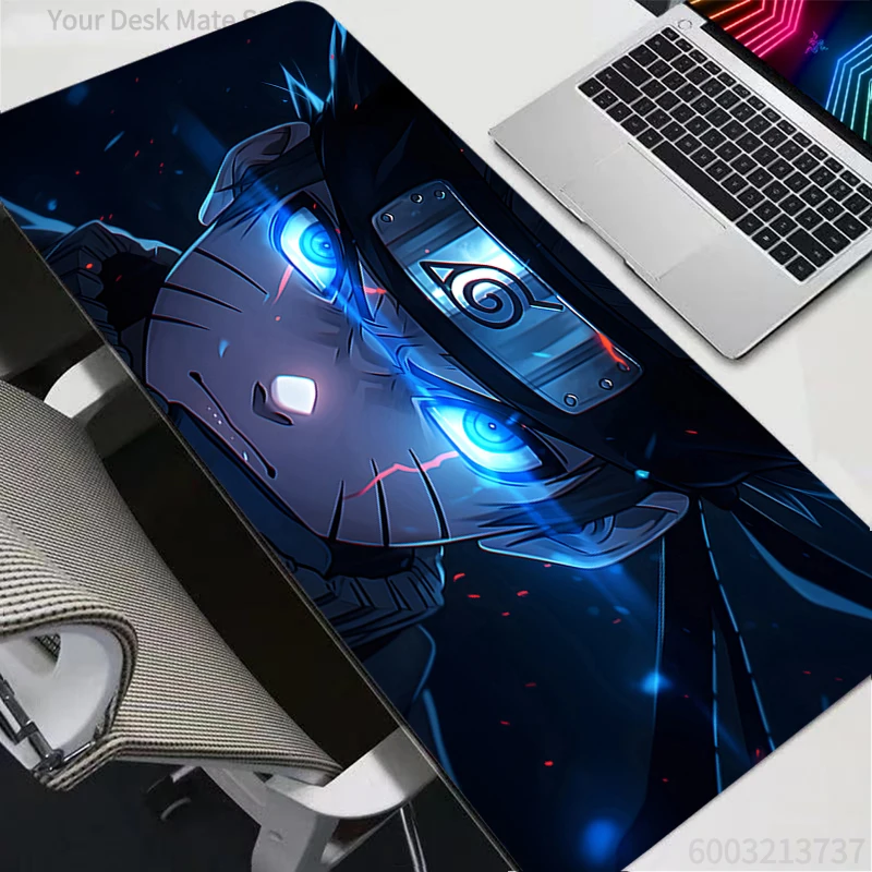 

Large E-sports Mouse Pad N-Narutos Smooth Flexible Rubber Gamer Computer Keyboard For CSGO Kawaii Designed specifically Mosuepad
