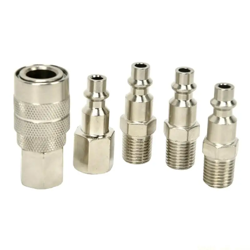 A2BE Steel Pneumatic Quick Coupler Highly pressure Resistance Workshop Garage Essential Tool Accessories for Professional
