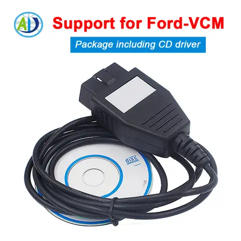 OBDII Diagnostic Tools For Ford VCM With Driver OBD2 Car Code Reader For Focom For Ford/Mazda 1996-2010 Car Diagnostic Scanner