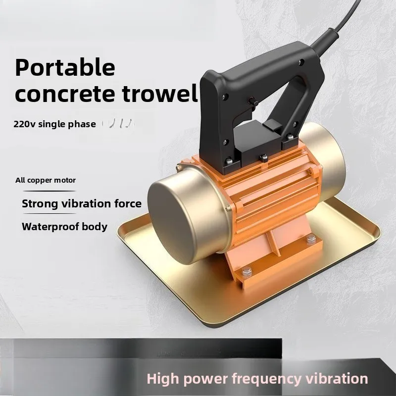 Handheld concrete trowel, small attached plate vibrator, cement precast polishing machine, 220V