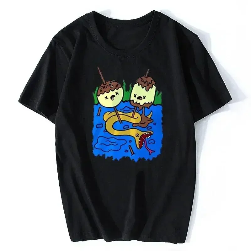 Summer Women'S T Shirt Rock Chewing Princess Casual Men Cartoon Adventur