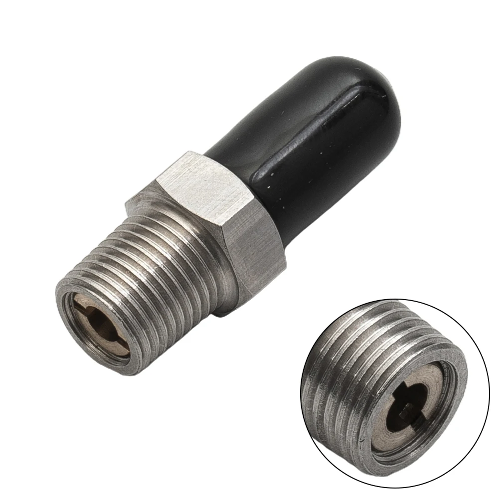 High Pressure Pump Connector 8mm Male Thread Quick Connect Valve with M10*1 1/8NPT and 1/8BSPP Stainless Steel Valve