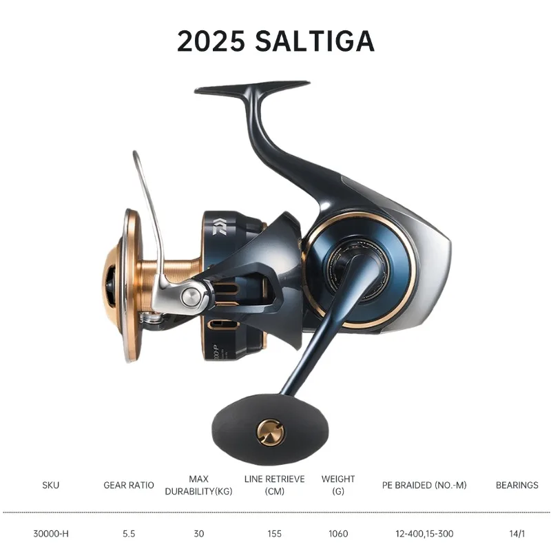 2025 DAIWA SALTIGA 8000P 8000H 10000P 10000H 14000P 14000XH 18000H