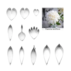 peony cutters Clay Cold Porcelain Flower Fondant Molds Sugar Flower Cake Decorating Too