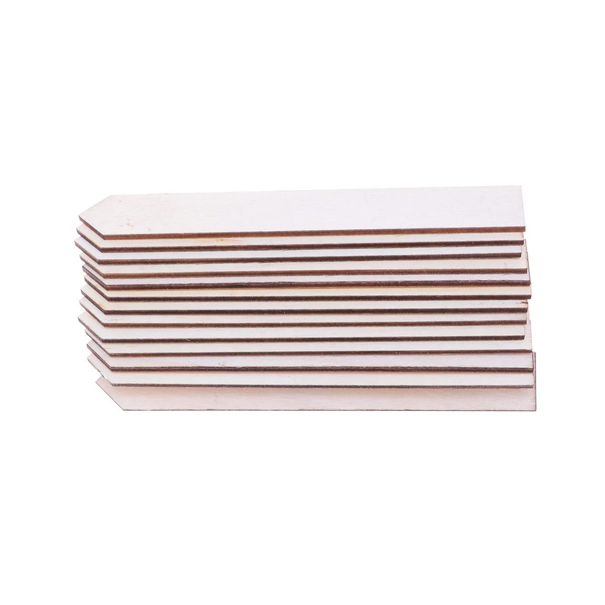 

100Pcs Wooden Garden Labels Durable Handicrafts Green Decorative Wood Stick Large Plant Tags for Easy Organizing Field