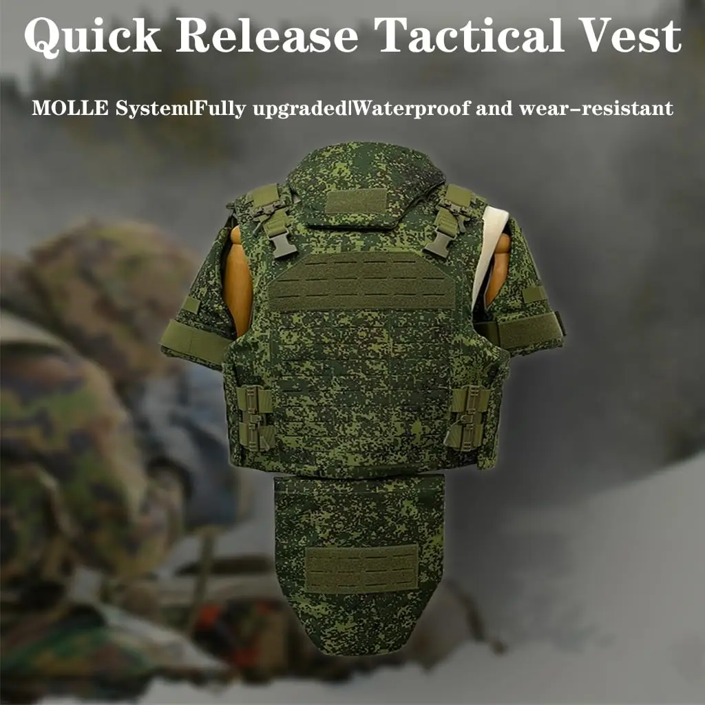 6b45 Modular Vest Suit Replica Zestaw kamizelki taktycznej Full Protection Body Armor Plate Carrier z pakietem akcesoriów Wyjmowana kamizelka