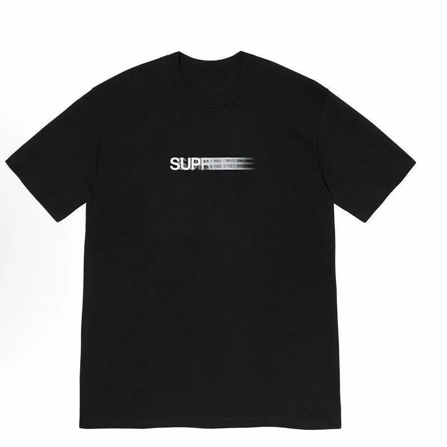 2026 Motion Blur Letter Graphic Mens T Shirt Soft Cotton Loose Fit Short Sleeve Minimal Retro Text Print Casual Daily Basic Top
