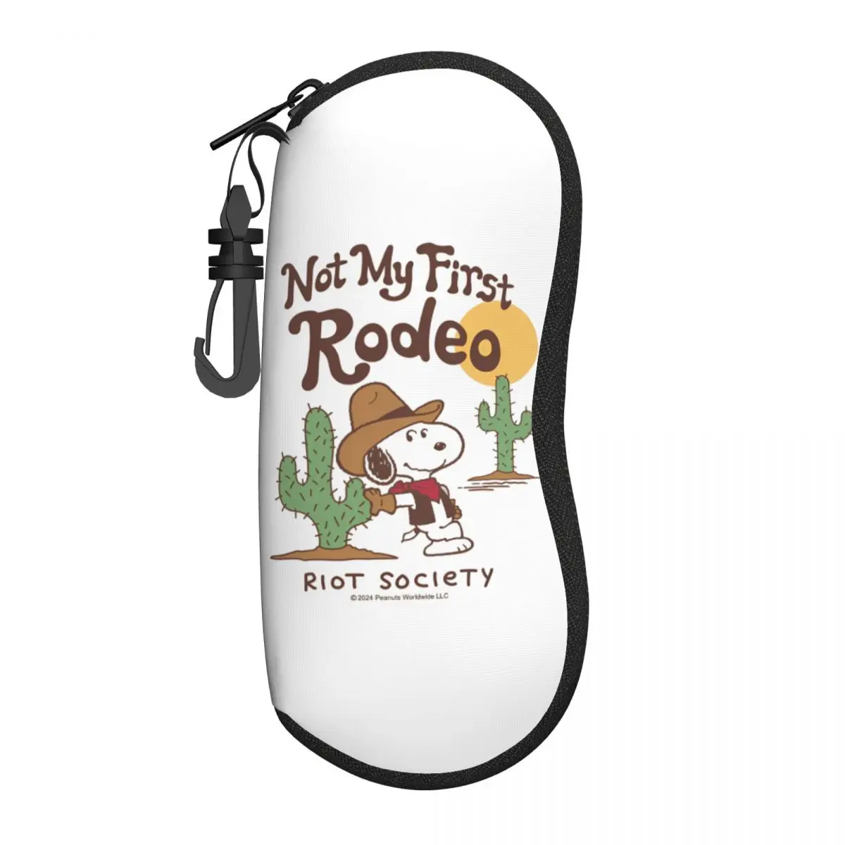 

Чехол для очков Peanuts Snoopy Not My First Rodeo, водонепроницаемые аксессуары, коробка для хранения очков, подарочная коробка для очков
