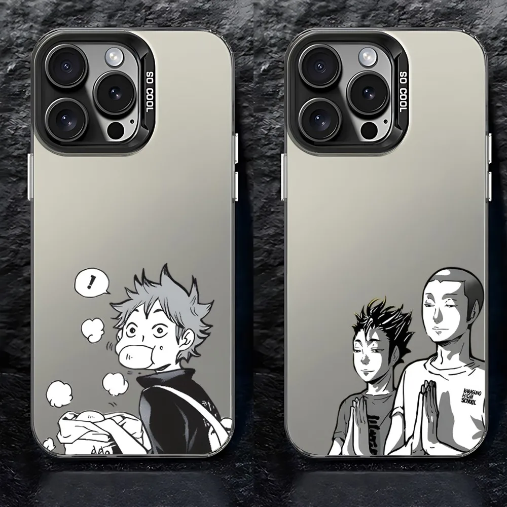 

Japan Anime Oya Oya Oya Haikyuu Phone Case IPhone 16 15 14 13 12 11 Pro Max X XR XSMAX 8 Plus Candy Matte Shockproof Back Cover