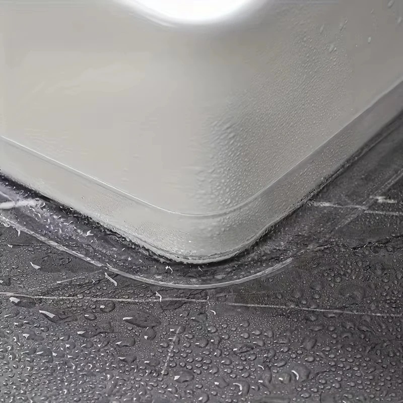Strip Pita Penyegel Tahan Air Stiker Dinding Berperekat untuk Kamar Mandi Pancuran Mandi Segel Caulk Strip Wastafel Dapur Tahan Jamur