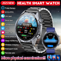 For XIAOMI Pulse Therapy Health Smart Watch Men Women Blood Lipid Uric Acid CES Sleep Aid Heart Rate ECG+PPG BT Call Smartwatch