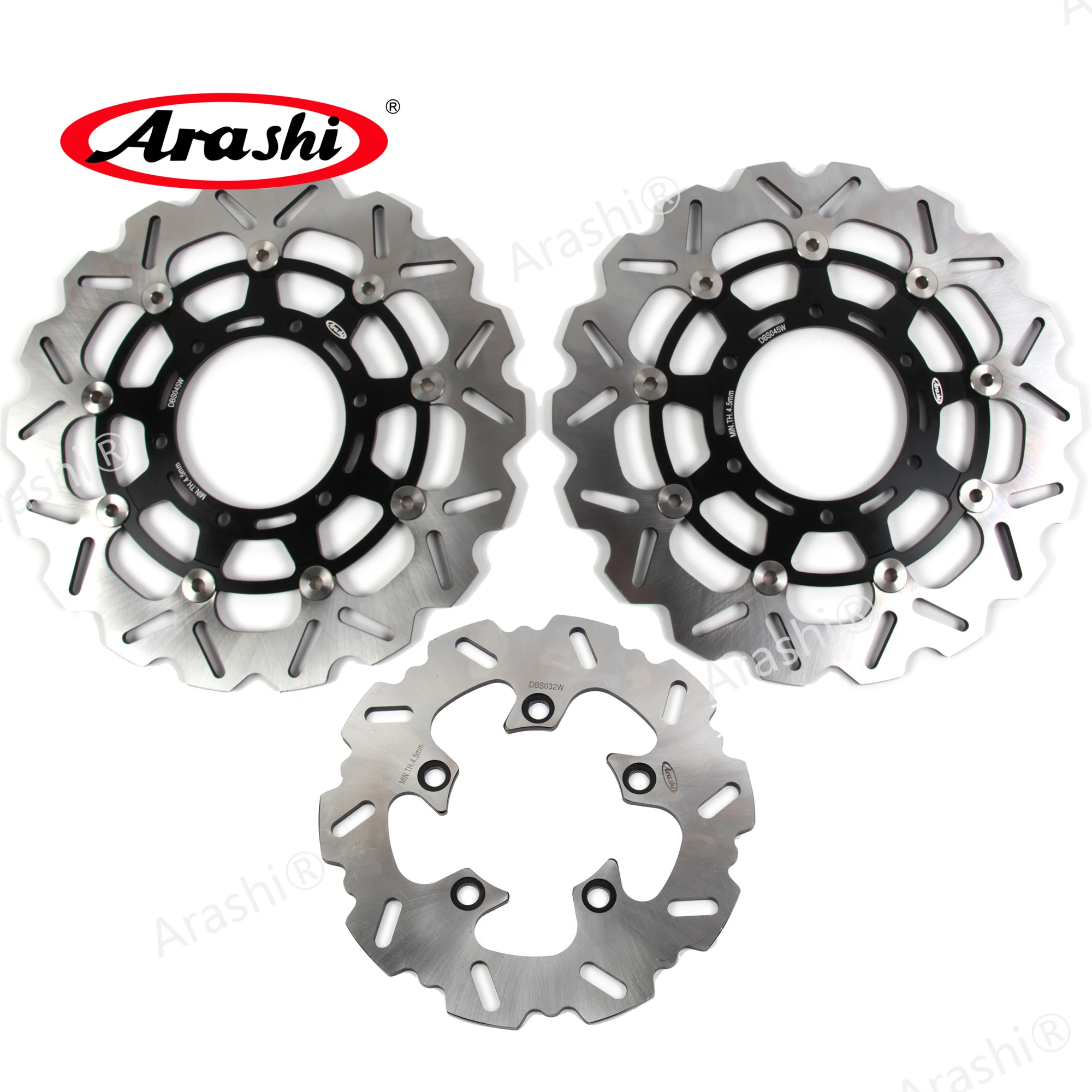 Front Rear Rotor For 2012-2015 GSXR1000 2014 2013 Arashi Brake Disc & Pads Fit Suzuki 11-17 GSXR600 2014 2013 2012 GSX-R 750 - view 5