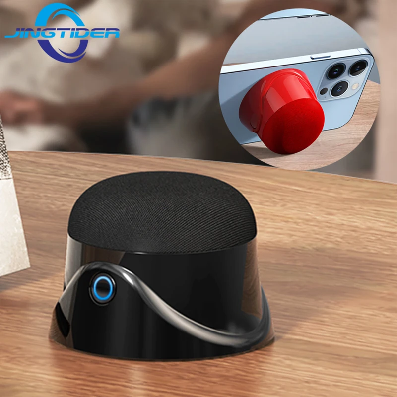 Mag-HifiSound Mini Portable Magnetic Bluetooth Wireless Speaker UFO Shape Strong Adsorption Stereo Surround Sound TWS Speakers