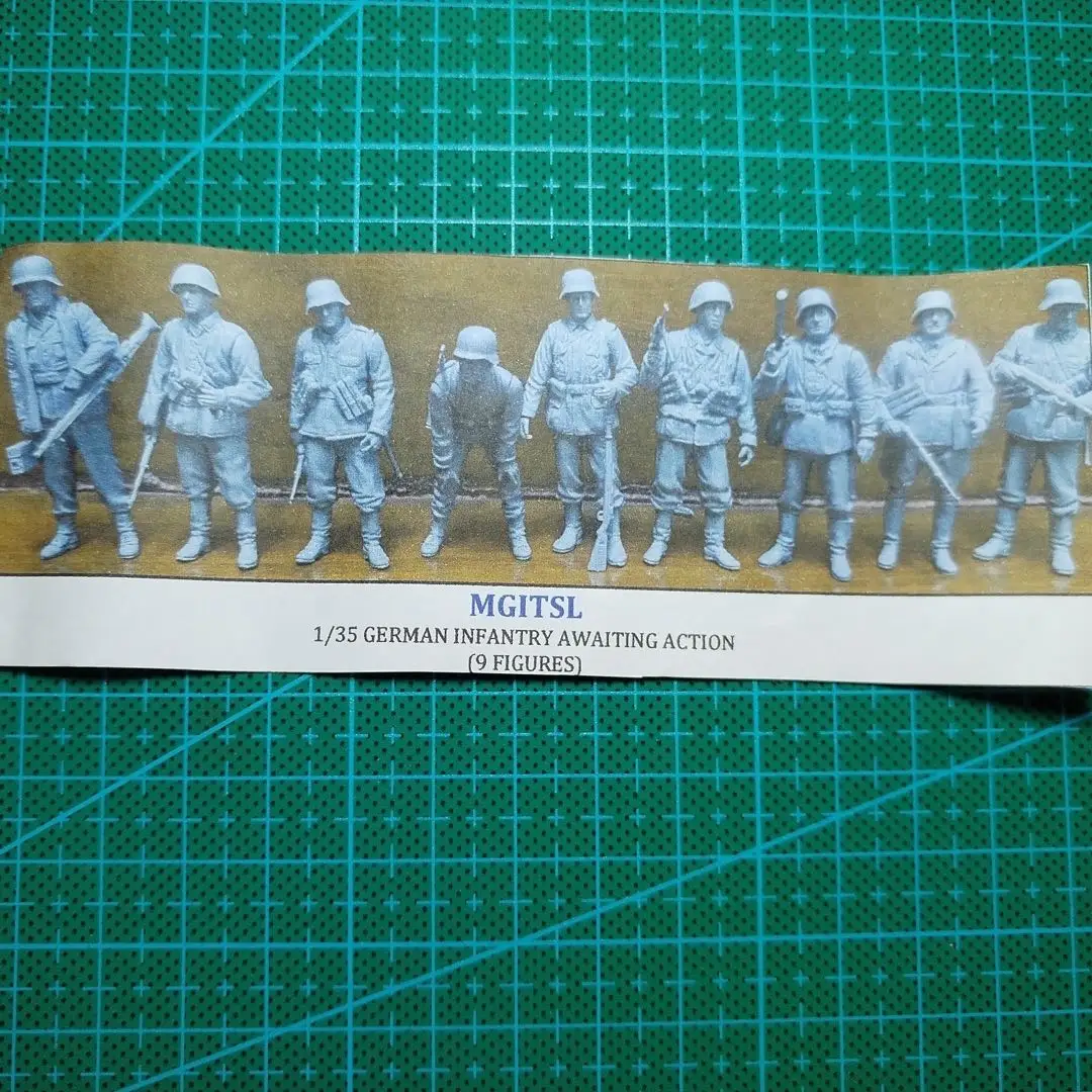 1/35 Harz Modell Figur gk, deutscher Soldat, unmontiert und unbemalt Kit