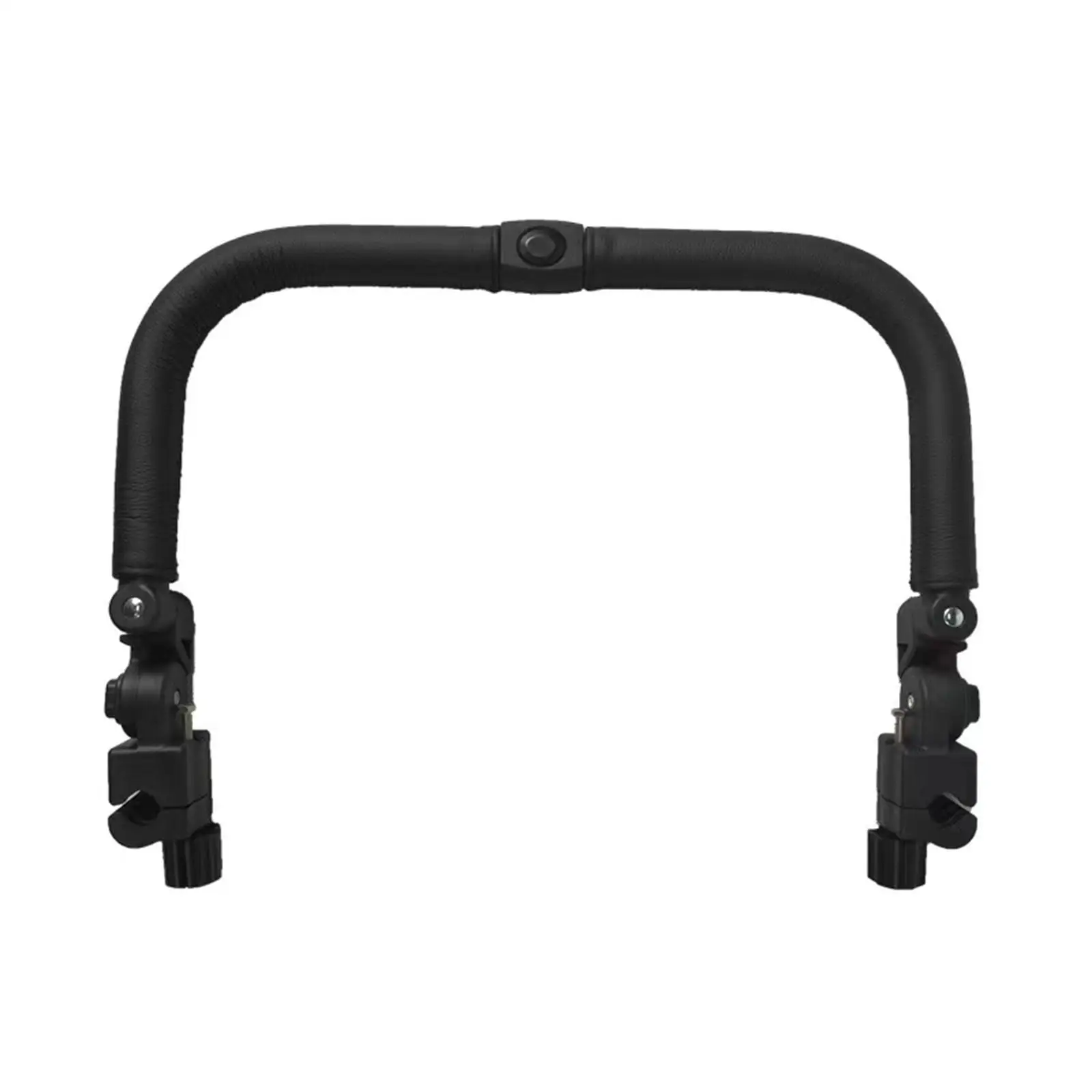 Stroller Bumper Bar para Pushchair Pram Trolley, barra protetora do guidão, manga de couro PU, transporte de bebê DIY