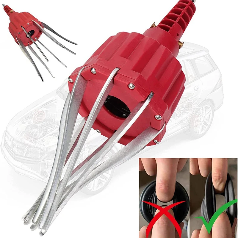 1Set Install Removal Air Tool Driveshaft Pneumatic Outer Ball Cage Dust Cover Expander Red