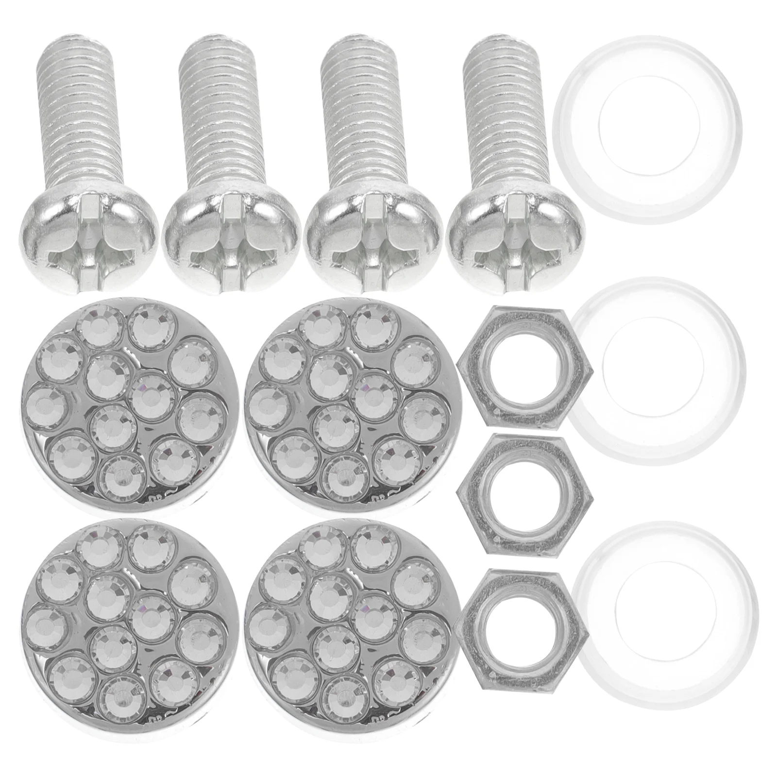

Anti Theft Nut Mounting Kit Car Screws Clips Fasteners Metal Accessories Black Durable Practical Fits