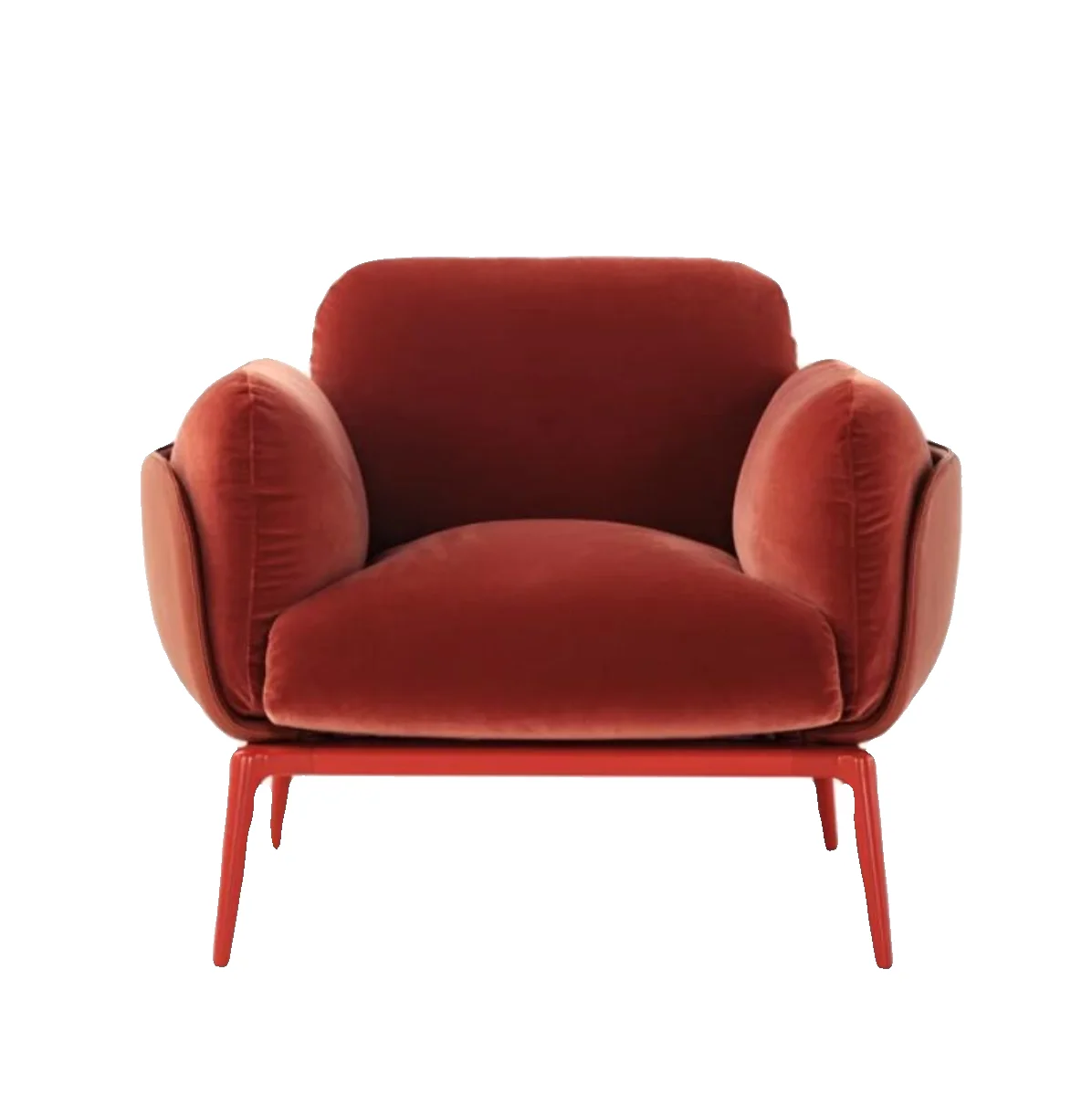 

Simple Popular Fashion Cushioned Armrest Backrest Living Room Reception Room Hotel Lobby Leisure Room Leisure Chair Sofa Chair