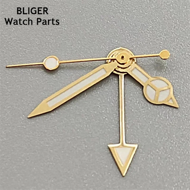 BLIGER  watch hands green luminous hands fit NH35 NH36 ETA2824 2836 Miyota8205 8215 821A Mingzhu DG2813 3804 PT5000 movement