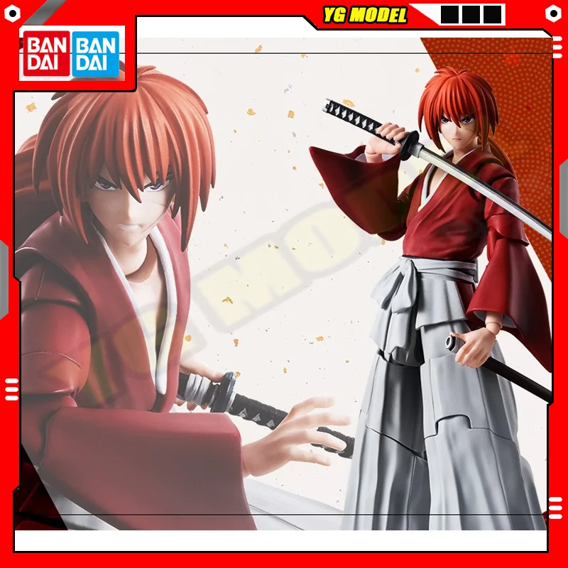 BANDAI Kenshin Himura HIMURA KENSHIN Action Figures Model S.H.Figuarts Active Joint Toys Brand New Genuine Original