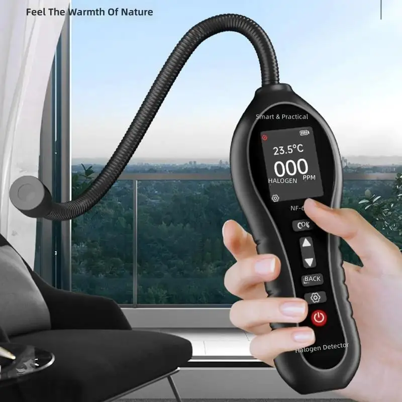 

LCD Backlit Screen Detector Gas Leakage Tester HVAC Refrigerants Leak Detections Tool M4YD