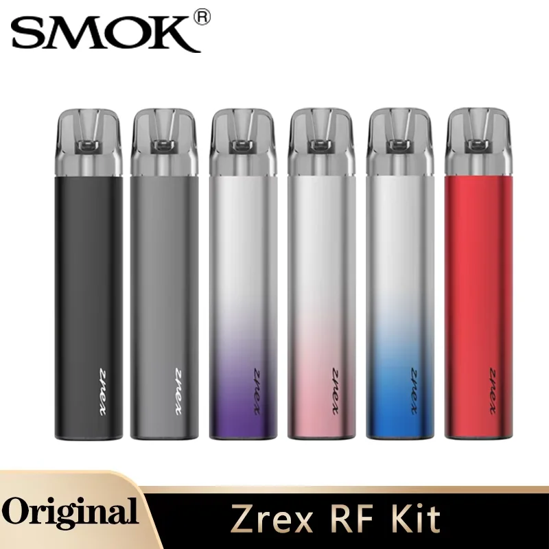 الأصلي SMOK Zrex RF Kit Vape 500mAh بطارية 0.8ohm 2ml شبكة جراب خرطوشة المرذاذ السجائر الإلكترونية